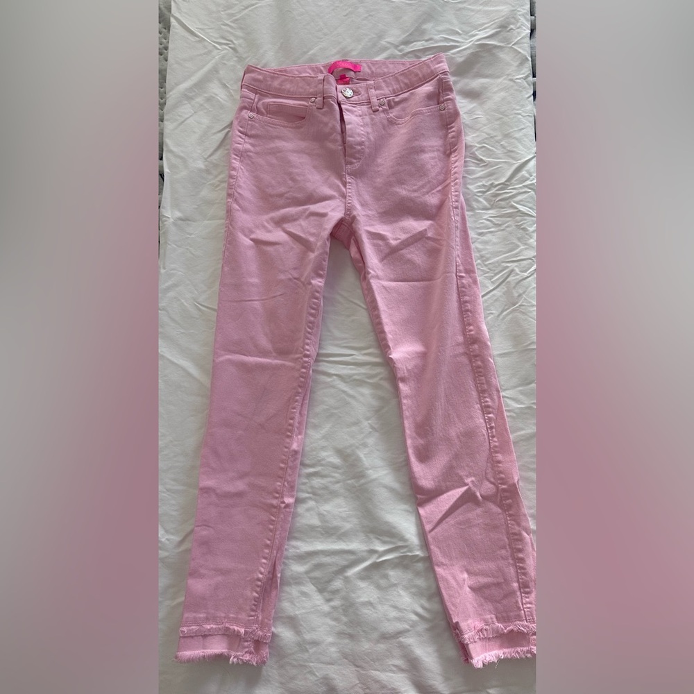 Lilly Pulitzer Pink Jeans Size 6